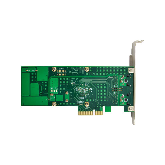 InLine® Dual Gigabit netwerkkaart, 2x RJ45 1 Gb/s, PCIe x4, PoE+