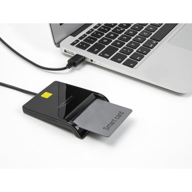 Delock USB 2.0 Smart Card Reader for Smart cards with Contact chip