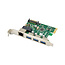 InLine® Combo kaart Gigabit netwerk en USB 3.2 Gen.1, 1x RJ45, 3x USB-A, PCIe x1