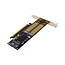 InLine® PCI Express kaart x16 naar 2x M.2, 1x mSATA