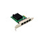 InLine® Quad Gigabit netwerkkaart, 4x RJ45 1 Gb/s, PCIe x1