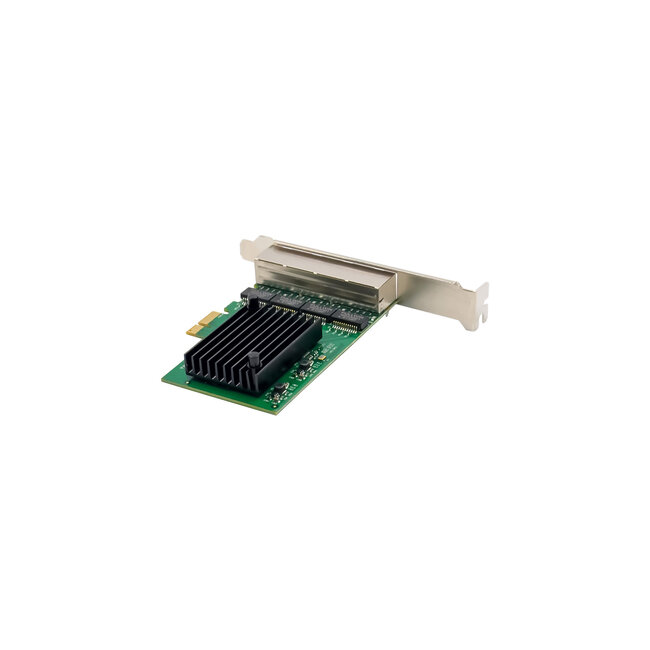 InLine® Quad Gigabit netwerkkaart, 4x RJ45 1 Gb/s, PCIe x1