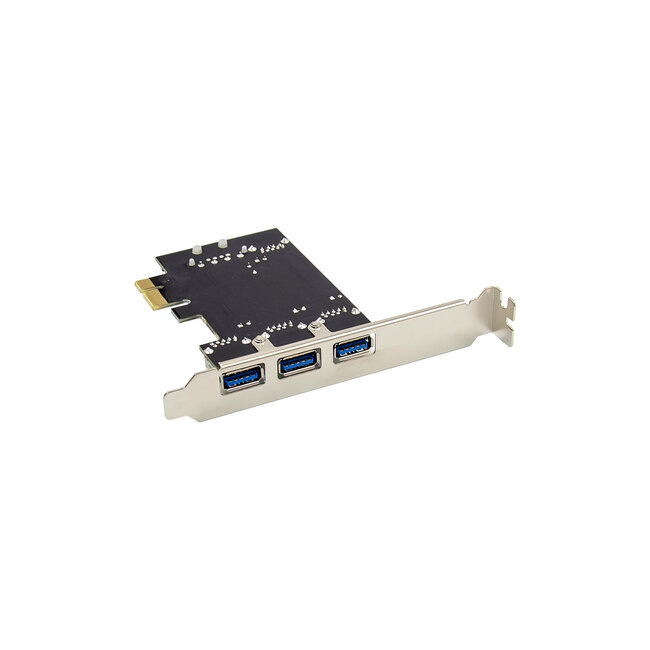 InLine® PCIe-kaart, 3x+1x USB 3.2 Gen.1, PCIe, Molex-compatibele 4-pins