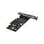 InLine® PCI Express kaart naar 2x interne NVMe M.2 Key M - Bifurcatie, PCIe x8