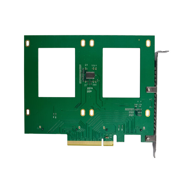 InLine® PCIe kaart naar 2x interne U.2 NVMe SFF-8639 - Bifurcatie, PCIe x8