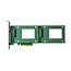 InLine® PCIe kaart naar 2x interne U.2 NVMe SFF-8639 - Bifurcatie, PCIe x8, smal