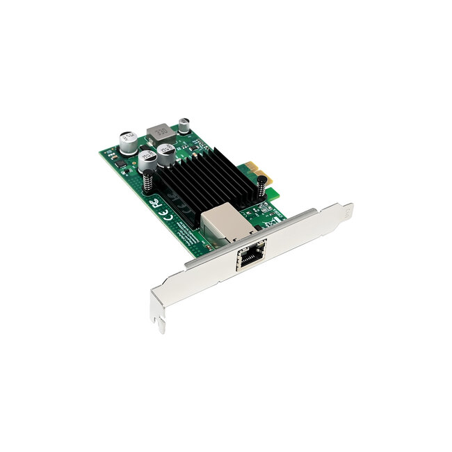 InLine® Gigabit netwerkkaart, 1x RJ45 1 Gb/s, PCIe x1, PoE+