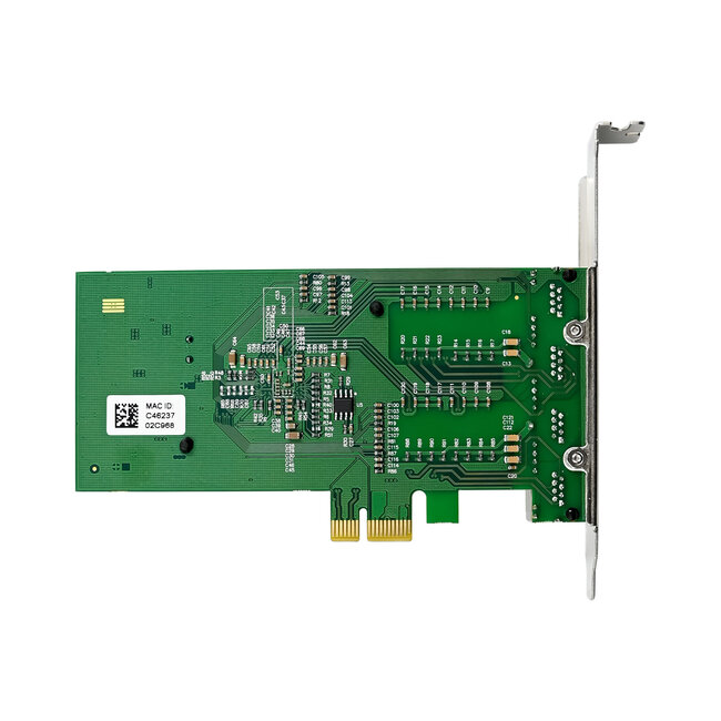 InLine® Quad Gigabit netwerkkaart, 4x RJ45 1 Gb/s, PCIe x1