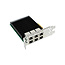 InLine® 6-poorts Gigabit netwerkkaart, 6x RJ45 1 Gb/s, PCIe x4
