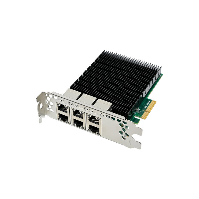 InLine® 6-poorts Gigabit netwerkkaart, 6x RJ45 1 Gb/s, PCIe x4