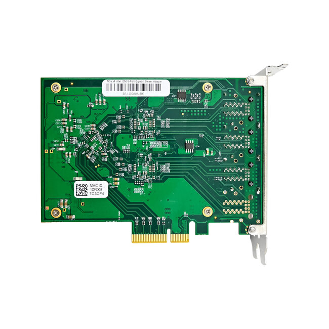 InLine® 6-poorts Gigabit netwerkkaart, 6x RJ45 1 Gb/s, PCIe x4