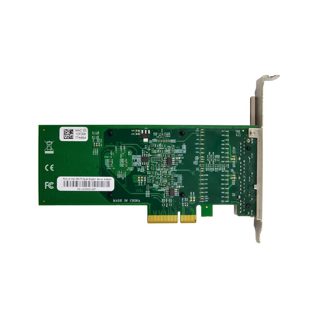 InLine® Quad Gigabit netwerkkaart, 4x RJ45 1 Gb/s, PCIe x4