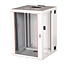 ROLINE 19-inch wandbehuizing Pro 16 U, 600x600 BxD tweedelig draaibaar grijs