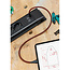 BACHMANN CONNECTUS 6xCEE7/3, 1xSchalter 1xUSB A/C 22W 2,0m CEE7/7 Schwarz