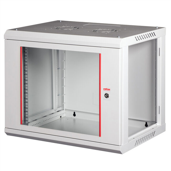 ROLINE 19-inch wandbehuizing Basic Plus 9U, 600x450 BxT grijs