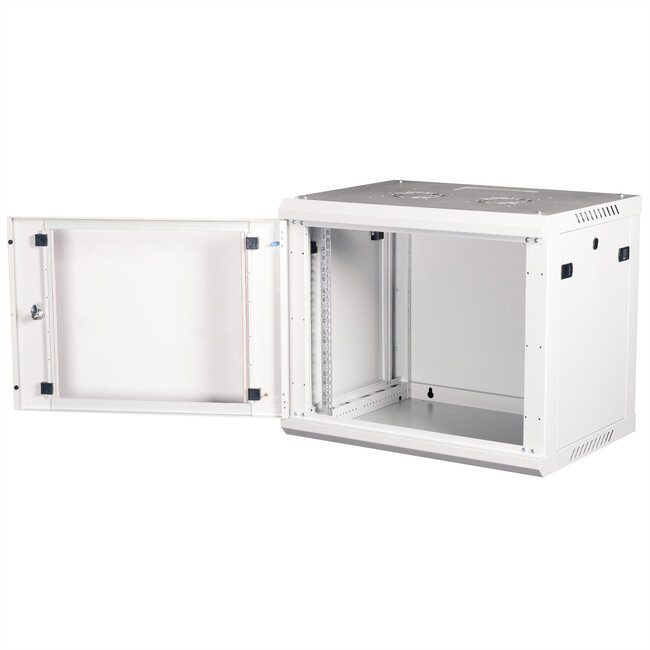 ROLINE 19-inch wandbehuizing Basic Plus 9U, 600x450 BxT grijs