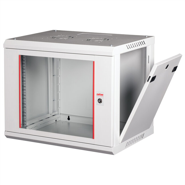 ROLINE 19-inch wandbehuizing Basic Plus 9U, 600x450 BxT grijs