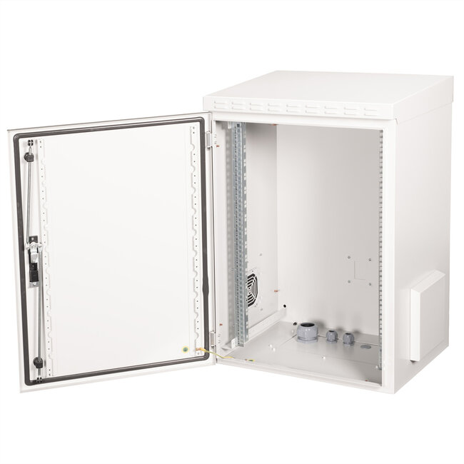 ROLINE 19-inch wandbehuizing Pro 16 U, 600x450 BxT IP55 buiten grijs