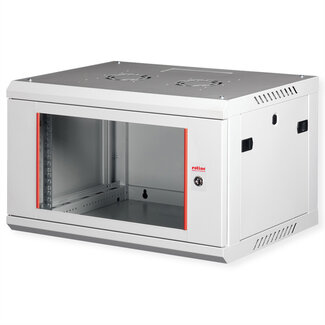 Roline ROLINE 19-inch wandbehuizing Basic Plus 6U, 600x450 BxT grijs