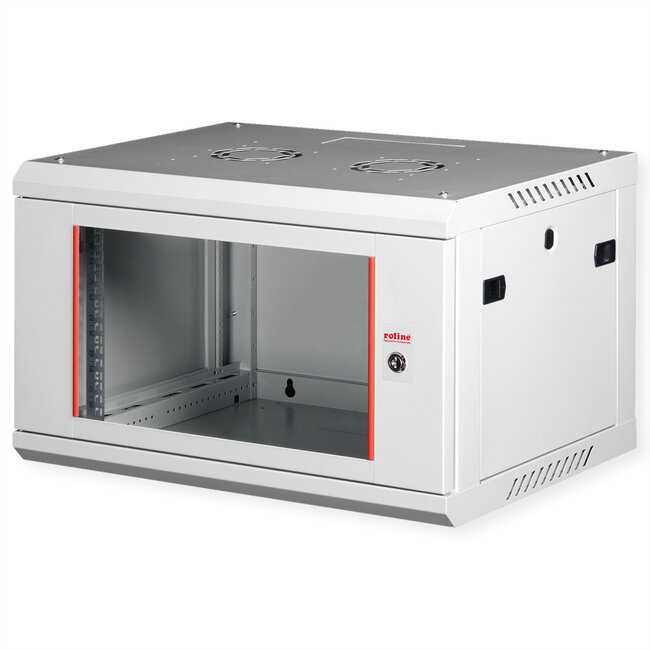 ROLINE 19-inch wandbehuizing Basic Plus 6U, 600x450 BxT grijs