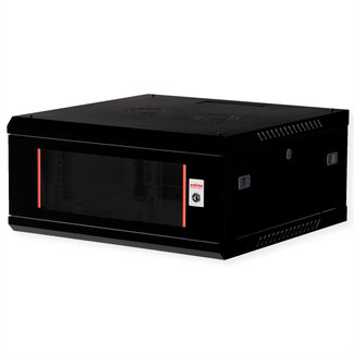 Roline ROLINE 19-inch wandbehuizing Basic Plus 4U, 600x600 BxD zwart