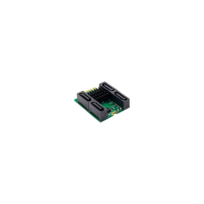 InLine® interfacekaart M.2 Key B+M naar 4x SATA-aansluiting, RAID, HyperDuo
