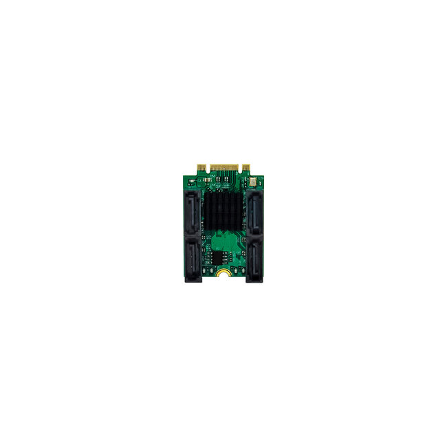 InLine® interfacekaart M.2 Key B+M naar 4x SATA-aansluiting, RAID, HyperDuo