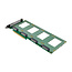 InLine® PCIe kaart naar 4x interne U.2 NVMe SFF-8639 - Bifurcatie, PCIe x16