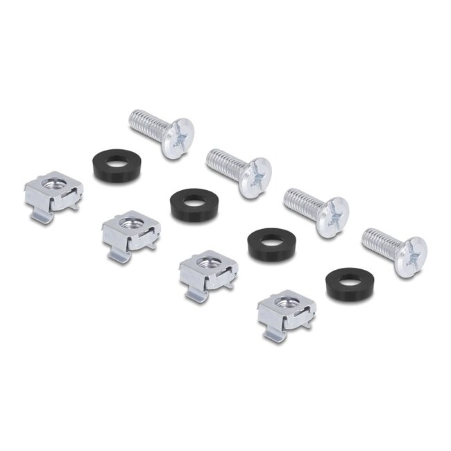 Delock Universal Rack Mounting Set 2 pieces black