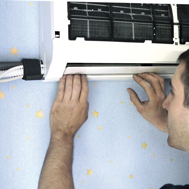 VELCRO® One Wrap® Tape 50 mm breed, oranje, 25 m