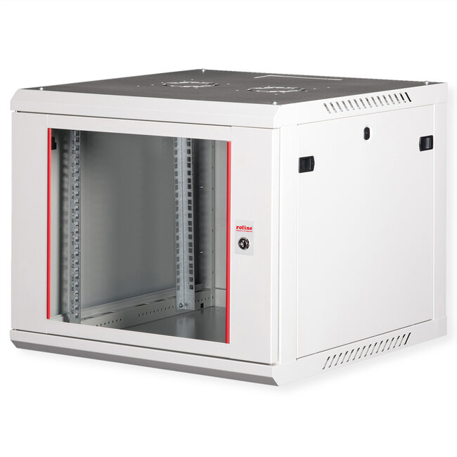 ROLINE 19-inch wandbehuizing Basic Plus 9U, 600x600 BxT grijs