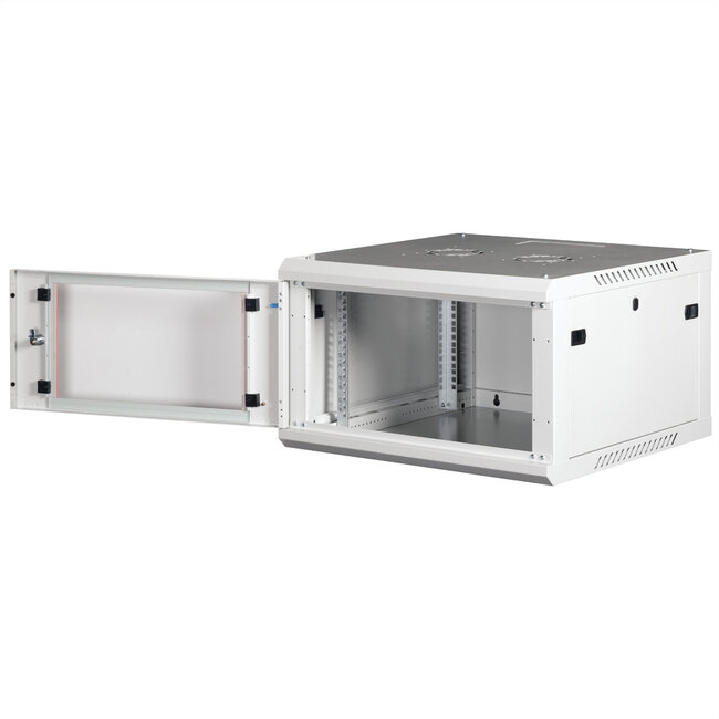 ROLINE 19-inch wandbehuizing Basic Plus 6U , 600x600 BxT grijs