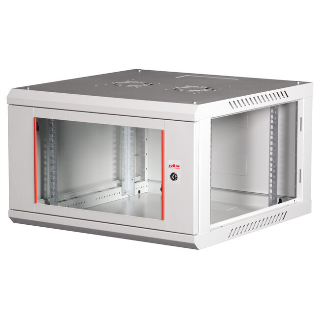 ROLINE 19-inch wandbehuizing Basic Plus 6U , 600x600 BxT grijs