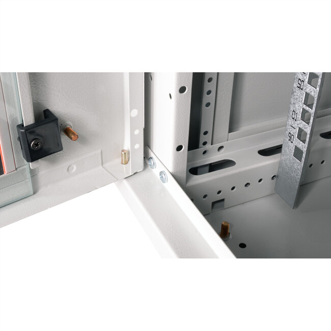 ROLINE 19-inch wandbehuizing Basic Plus 6U , 600x600 BxT grijs