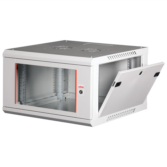 ROLINE 19-inch wandbehuizing Basic Plus 6U , 600x600 BxT grijs