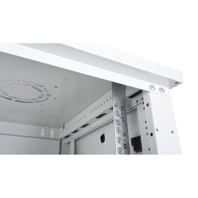 ROLINE 19-inch wandbehuizing Basic Plus 15U, 600x450 BxT grijs
