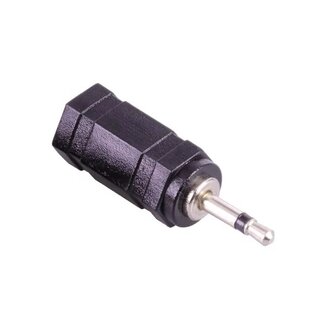 Universal 2,5mm Jack (m) mono - 3,5mm Jack (v) stereo adapter