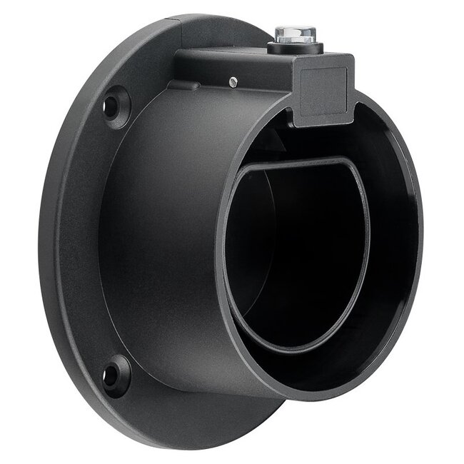 Goobay wandbeugel voor EV Type 2 oplaadconnector | recht