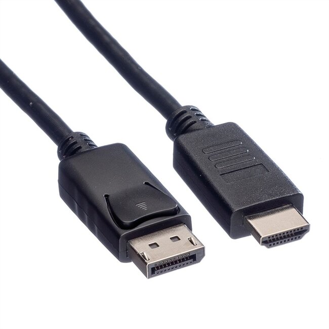 DisplayPort - HDMI kabel | 4K 30Hz | zwart | 10 meter
