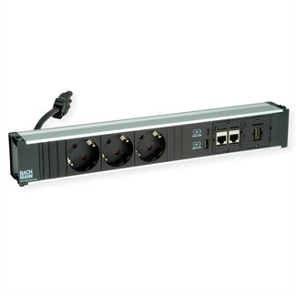 Bachmann BACHMANN CONI 3xCEE7/3 2xCAT6a 1xHMDI, 1xUSB Charger A/C 22W