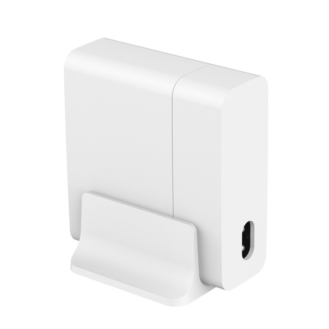 6-poorts 75W GaN USB snellader, zwart