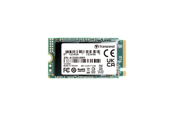 Transcend PCIe SSD 400S. SSD capaciteit: 512 GB, SSD-vormfactor: M.2, Component voor: PC