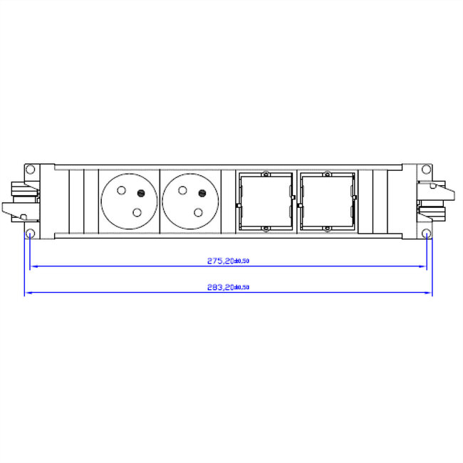 BACHMANN STEP ALU 2xUTE 2xCM GST18
