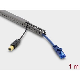 DeLOCK Delock Wiring Duct 16 x 16 mm - length 1 m grey