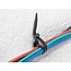 Delock Cable tie with dowel L 150 x W 7.0 mm black 100 pieces