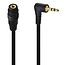 2,5mm Jack verlengkabel | haaks-recht | stereo | verguld | 1,8 meter