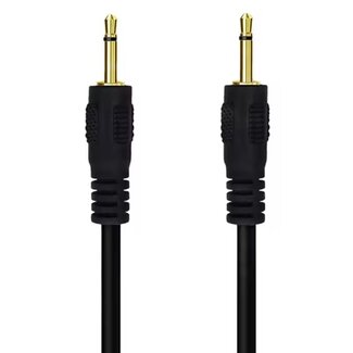 Universal 2,5mm Jack kabel | mono | verguld | 0,30 meter