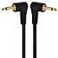 2,5mm Jack kabel | haaks-haaks | mono | verguld | 1,8 meter