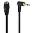 2,5mm Jack verlengkabel | haaks-recht | mono | verguld | 1,8 meter