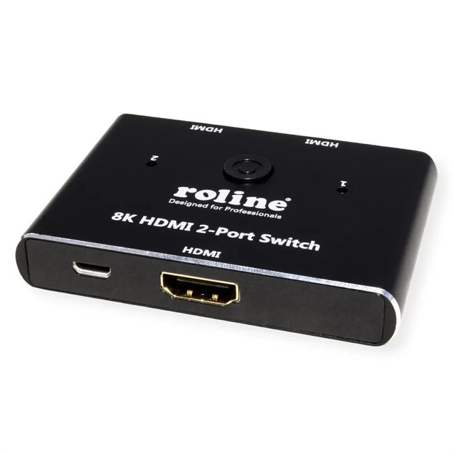 Roline HDMI schakelaar | 2 naar 1 | HDMI2.1 (8K 60Hz + HDR)